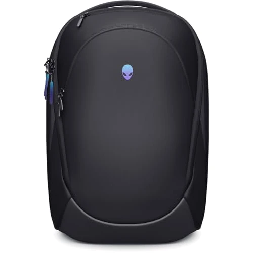 Alienware 16 Sac à Dos - AW5625P - Capacité 21L, Maille Respirante 3D, organiseurs magnétiques, Poche RFID sécurisée, résistant aux intempéries, Logo réfléchissant Iridescent 3D - Noir