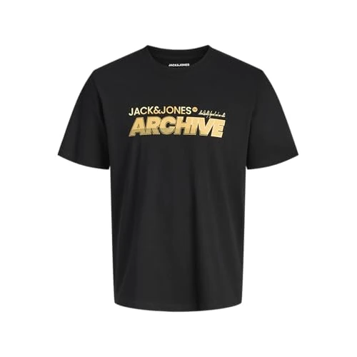 Offerta a tempo: JACK & JONES Jjbrat Tee SS Crew Neck Pls, Nero, 4XL Uomo - 5% da 12.61 € a 11.98 €