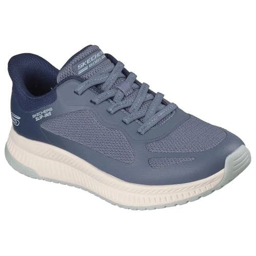 Offre limitee: Skechers Baskets Bobs Squad 4 Staple Look pour Femme, Bleu Multicolore, 36 EU de 57.85 EUR a 57.85 EUR (economie 0%)