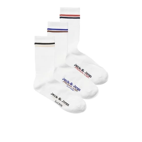 Oferta limitowana: JACK & JONES Jacboston skarpety tenisowe, 3 sztuki, Bright White, Rozmiar uniwersalny z 30.32 zł na 30.32 zł (oszczędź 0.00%)