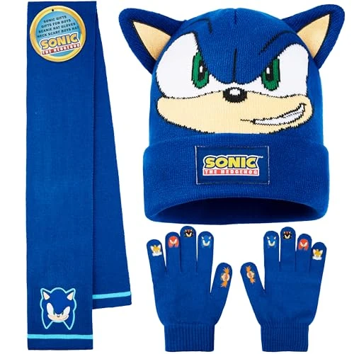 SONIC THE HEDGEHOG Sonic Winter Set, Blauw, One Size