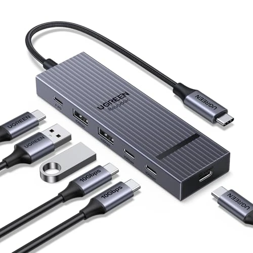 Tijdelijke aanbieding: UGREEN Revodok Pro USB-C videohub, dockingstation met 4K@60Hz USB-C-poort, 10 Gbps USB 3.2-datapoorten, PD 100W, multiport-adapter compatibel met draagbare monitoren, AR-brillen, MacBook, enz. van 31.99 EUR naar 31.99 EUR (korting 0%)