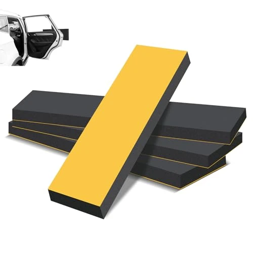 Cozary 4 Stück Garagen Wandschutz, 30x10 cm Wandschutz Garage Selbstklebend, 2 cm Extra Dicker Türschutz, Wasserabweisend Anti-kollision und Anti-reibung Türkantenschutz für Garagenwand und Parkplatz