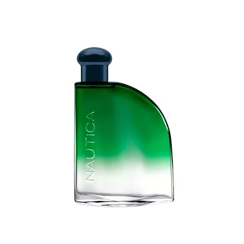 Offerta a tempo: Nautica Color Green Eau de Toilette Uomo, Profumo legnoso fougère, Note di Zenzero, Geranio e Vetiver, 100 ml, 50 ml - 40% da 29.99 € a 17.87 €