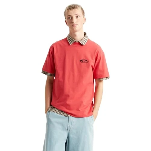 Offerta a tempo: Vans Double Standard SS Tee, Crimson Haze, M, Foschia Cremisi, M - 44% da 30.00 € a 16.95 €
