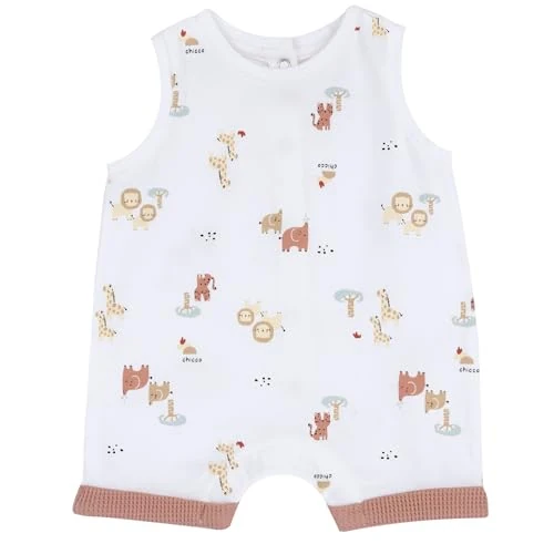 Offerta a tempo: Chicco, Pagliaccetto Neonato in Morbido Cotone, Abbigliamento Bambino, Designed in Italy - 39% da 24.99 € a 15.29 €
