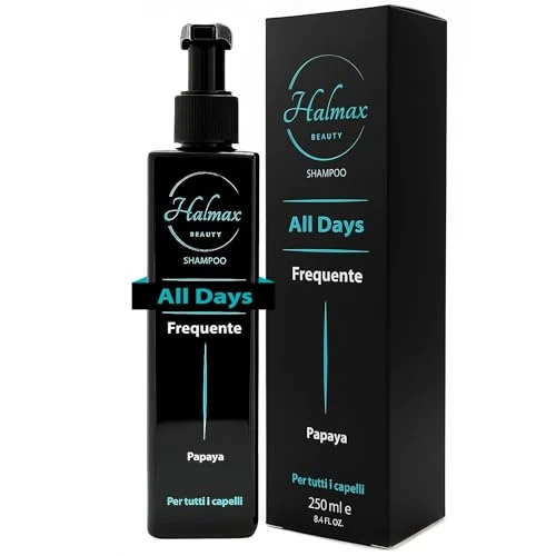 Limitiertes Angebot: Halmax Papaya-Shampoo, 250 ml, professionelles Haar-Shampoo, für den täglichen Gebrauch und für alle Haartypen, weiches und duftendes Haar, hergestellt in Italien von 17.56 EUR auf 17.56 EUR (Spare 0%)