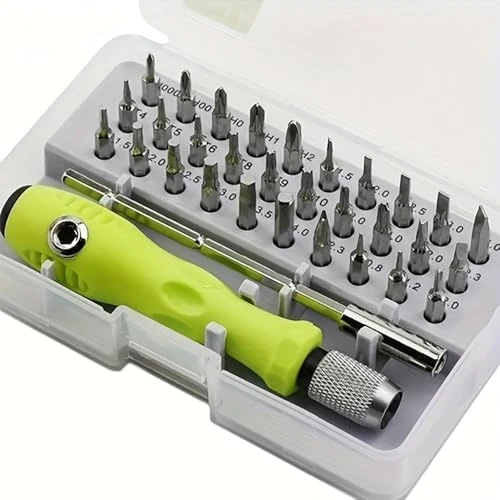 Offerta a tempo: Set di cacciaviti di precisione compatti 32 in 1, magnetici, portatili per riparazioni di cellulari/fotocamere - 0.00% da 3.89 € a 3.89 €