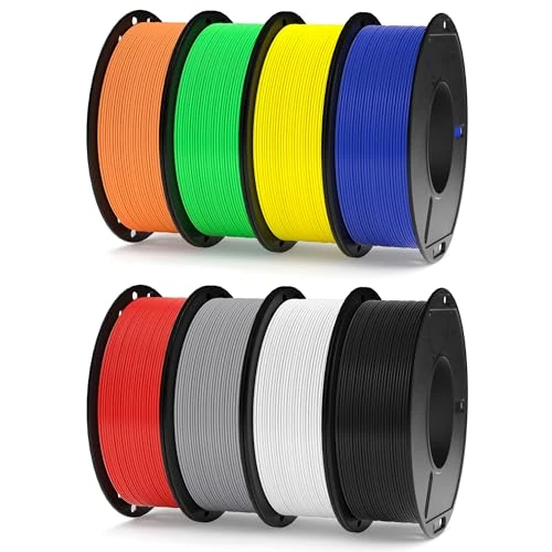 Oferta limitada: ELEGOO Filamento PLA + Rápido 1.75 250G Bobinas, 8 Rollos Multicolor, 250G por Carrete, Precisión Dimensional +/- 0.02 mm,Compatible con la Mayoría de Impresoras 3D de 33.99 € a 33.99 € (ahorro 0.00%)