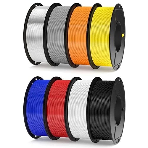 Zeitlich begrenztes Angebot: ELEGOO 250g Rapid PETG Filament Bundle 1.75mm, 8 Farben Hochgeschwindigkeits 3D-Druckerfilamente Hohe Maßhaltigkeit, 8 Pack 250g Spulen Multicolor Set 2 von 32.99 € auf 32.99 € (0.00% Rabatt)