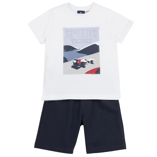 Offerta a tempo: Chicco Completo con T-shirt e Pantaloncini Bambini e ragazzi arricchiti da una grafica alla moda 261 - 11% da 19.99 € a 17.84 €