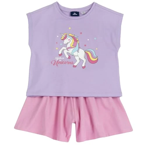 Offerta a tempo: Chicco Completo con T-shirt e Pantaloncini Bambine e ragazze in morbido tessuto - colorata stampa all-over 261 - 30% da 19.99 € a 13.99 €