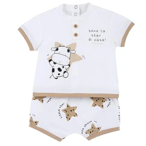 Oferta limitada: Chicco, Conjunto Bebé con Camiseta y Pantalones Cortos, en Tejido Suave, Ropa Niños, Designed in Italy de 18.54 € a 18.54 € (ahorro 0.00%)