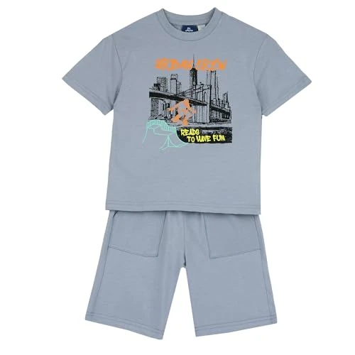 Offerta a tempo: Completo con T-shirt e Pantaloncini Bambini e ragazzi arricchiti da una grafica alla moda 261 - 30% da 19.99 € a 13.99 €