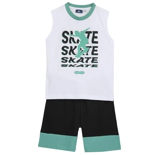 Offerta a tempo: Chicco Completo con Canottiera e Pantaloncini Bambini e ragazzi con Stampa di Colorate Grafiche 261 - 0.00% da 15.99 € a 15.99 €