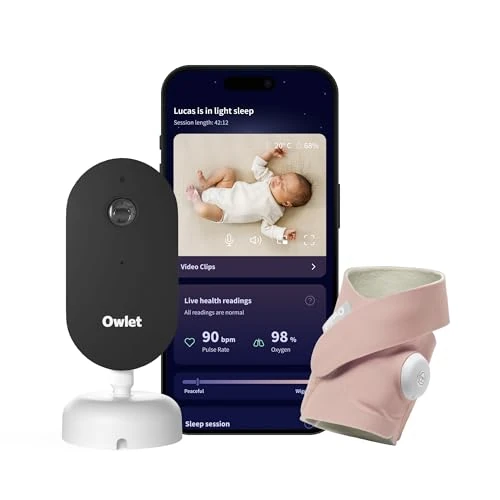 Oferta limitada: Owlet Dream Duo 3 - Dream Sock Dusty Rose + Dream Sight - Sistema inteligente de monitorización de la salud del bebé de 379.99 EUR a 329.00 EUR (ahorro 13%)