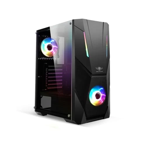 Offerta a tempo: Spirit of Gamer Rogue 5 Case Mid-Tower ATX, Vetro Temperato, 3 Ventole ARGB, Supporto GPU 310mm, Nero - 0.00% da 119.00 € a 119.00 €