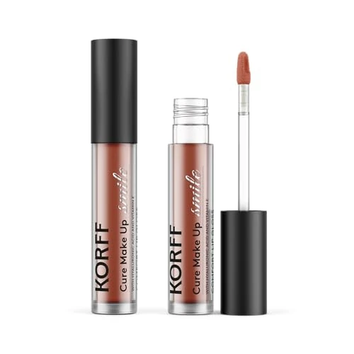 Offerta a tempo: Korff Comfort Lip Gloss, con Acido Ialuronico e Vitamina E, Idratante e Volumizzante. Tonalità 01 Mocha, 4 ml - 49% da 21.90 € a 11.09 €