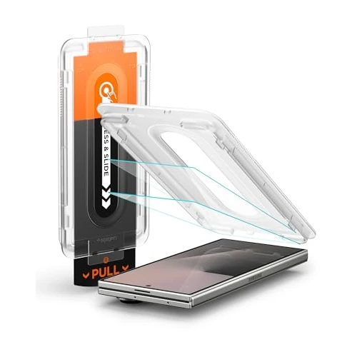 Spigen Glas.tR EZ Fit Pro folia ochronna na wyświetlacz kompatybilna z Samsung Galaxy Z Fold7, 2 sztuki, z szablonem do instalacji, krystalicznie przejrzysta, przyjazna dla obudowy, szkło hartowane 9H