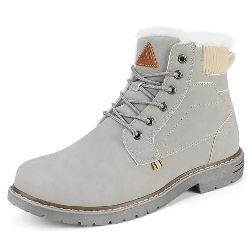 Tijdelijke aanbieding: Mishansha Winterlaarzen voor heren, warm gevoerde winterschoenen, antislip, klassieke winterlaarzen van 49.99 EUR naar 49.99 EUR (korting 0%)