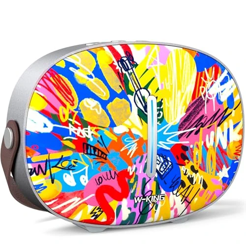 Bluetooth-luidspreker, W-KING T8II draagbare luidsprekers, Bluetooth draadloos, 96W max. Grote feestluidspreker voor buiten, boombox-subwoofer, zware bas/snel opladen/LED/BT5.4/AUX/USB-weergave
