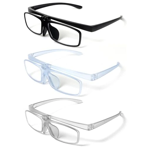 Oferta limitowana: KoKoBin Przenośne i obrotowe okulary do czytania dla mężczyzn i kobiet otwierające się z uchem, Zestaw 3 szt, M z 77.10 zł na 77.10 zł (oszczędź 0.00%)