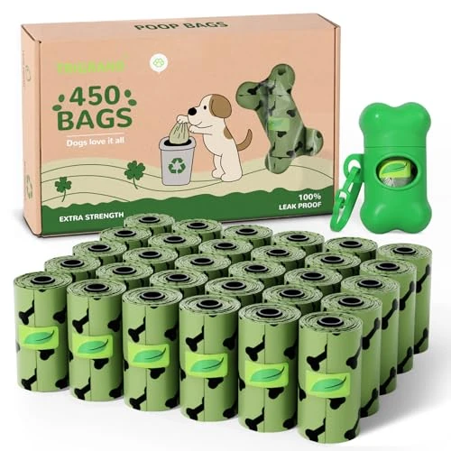 Zeitlich begrenztes Angebot: Hundekotbeutel,450-30 Rollen Hundekotbeutel Biologisch Abbaubar Mit Spender von 10.99 € auf 10.99 € (0.00% Rabatt)