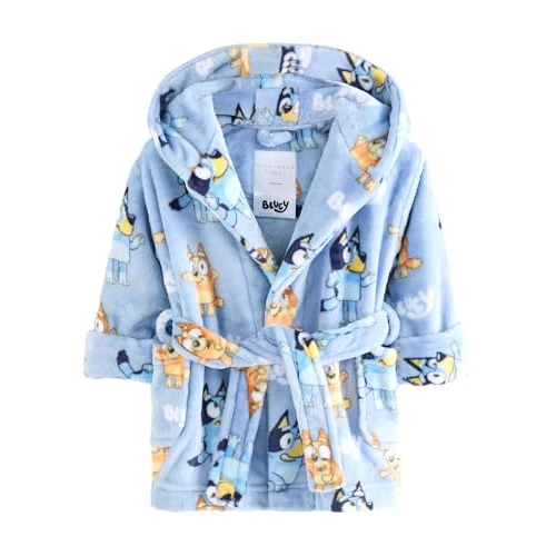NEXT Ragazza Bluey - Vestaglia in pile ufficiale Blu numeric 80-numeric 86