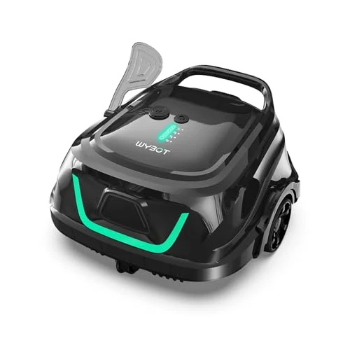 Offerta a tempo: WYBOT A1 Robot Piscina Fuori Terra Intelligente, 130 Minuti Autonomia, Sistema Doppia Turbina, 110㎡ per Famiglie, Esperto Pulizia Fondo Piscina,Verde Bosco - 0.00% da 299.99 € a 299.99 €