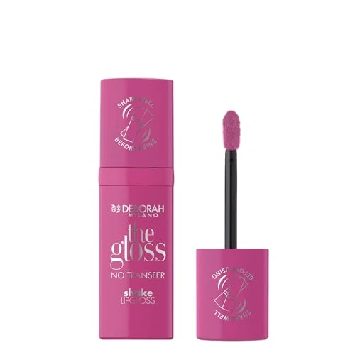 Zeitlich begrenztes Angebot: Deborah Milano The Gloss, No Transfer, Nr. 04 Pop Pink, Lip Gloss mit leichter Deckkraft und hohem Glanz, 4 ml von 10.72 € auf 10.72 € (0.00% Rabatt)