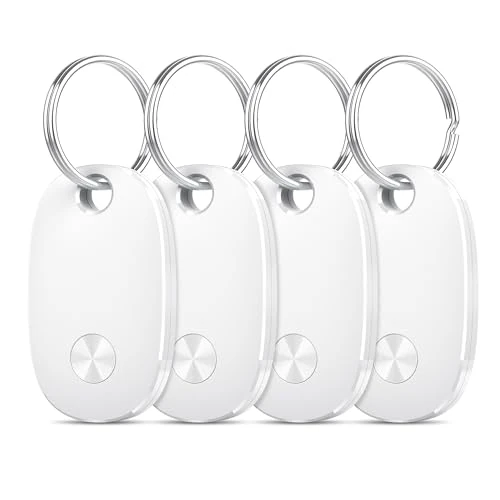 Zeitlich begrenztes Angebot: Smart Air Tracker Tag 4er Pack, Schlüsselfinder KeyFinder Kompatibel mit Apple Wo ist? APP (iOS NUR), Bluetooth Key Finder für Gepäck/Taschen/Koffer, Austauschbarer Akku [weTag Pro] von 19.99 € auf 19.99 € (0.00% Rabatt)