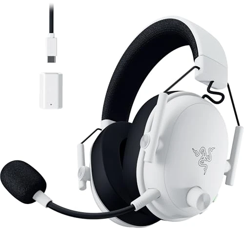 Limited-time offer: Razer BlackShark V3 - Wireless e-sports Headset - TriForce 50mm Drivers - Detachable broadband Microphone - THX Spatial Audio - Wireless 2,4 GHz & Bluetooth - FPS profiles - PC/Mac | White from 149.99 £ to 130.00 £ (save 13%)