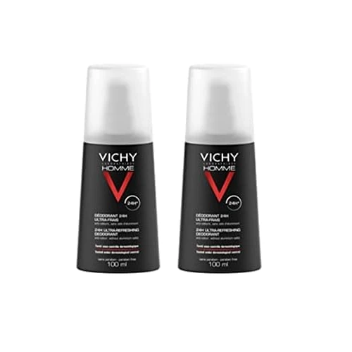 Offerta a tempo: Vichy Homme Deodorante Spray da Uomo Ultra-Fresco, Per Tutti i Tipi di Pelle — 39% da 30,80 € a 18,90 €