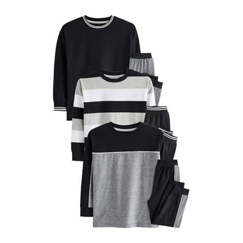 Oferta limitada: NEXT Niños Pack de 3 Pijamas de pantalón Largo Monocromo Numeric 128 de 9.00 € a 9.00 € (ahorro 0.00%)