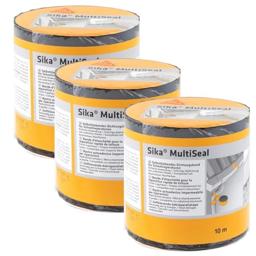 Offerta a tempo: Sika - Sika Multiseal, Nastro Sigillante Bituminoso tagliablie per interventi di Riparazione — 24% da 117,00 € a 88,47 €