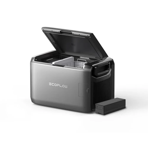 Offre limitée : EF ECOFLOW GLACIER Classic 55L réfrigérateur congélateur portable à 2 zones avec batterie 298 Wh, refroidissement autonome 39 h, charger via CA, solaire et voiture pour camping, voyages, RV de 929.00 € à 839.00 € (10% de remise)
