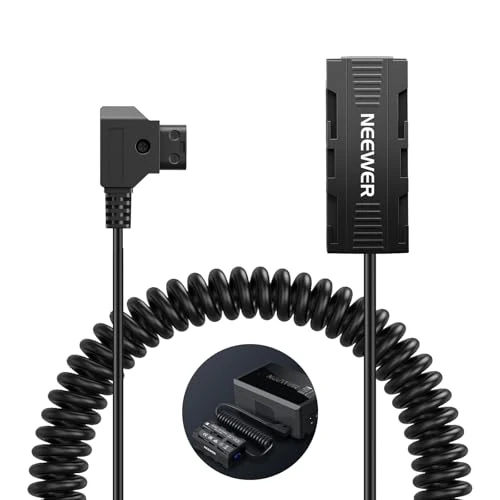 Offre limitée : NEEWER Adaptateur de Batterie factice Double Face avec écran, Prise D Spirale vers Chargeur répartiteur USB C, Compatible avec Les moniteurs Atomos Ninja Shinobi DJI, émetteur vidéo SDR Sony NP-F970 de 43.99 € à 43.99 € (0.00% de remise)