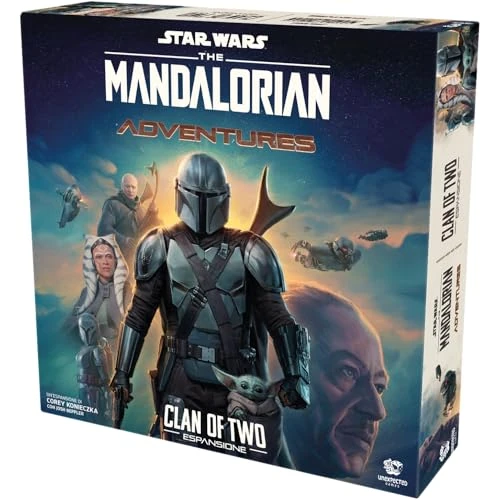 Asmodee The Mandalorian Adventures: Clan of Two, Juego de Mesa, 1-4 Jugadores, 12+ años, edición en Italiano