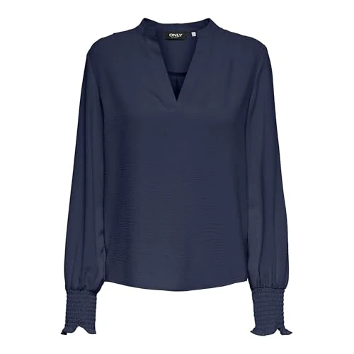 ONLY Noos WVN Haut à col en V pour Femme, Naval Academy, M