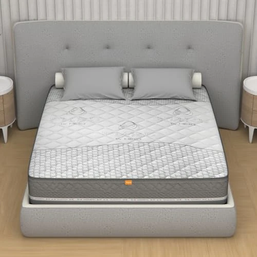 Matras van traagschuim, hoogte 25 cm, 9 verschillende steunzones, orthopedisch, hypoallergeen, ademend, overtrek Pure by Heiq, 100% Made in Italy, aqua (160 x 190 cm tweepersoonsbed)