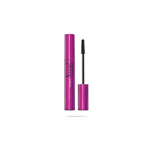 Pupa EveryWear Mascara Vamp! Lash Extender Nero + Tracolla regolabile, phone patch, ventaglio, porta mascara 003 Rosso