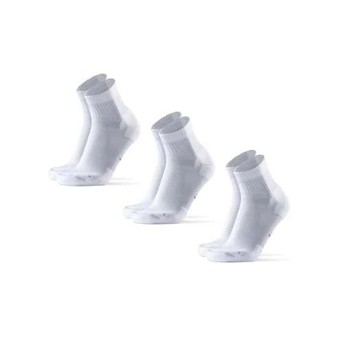 Offerta a tempo: DANISH ENDURANCE Calze Uomo Running, Calzini da Corsa Anti-Vesciche, Calze Antiscivolo Unisex, 3 o 5 Paia, Bianco, 31-34 - 40% da 34.95 € a 20.95 €