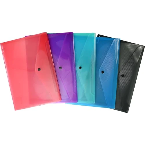 Limited-time offer: EBERHARD FABER 579991 Document Folder DIN A4, 5 Plastic Portfolders, Transparent Drawing Folder from 5.84 £ to 5.84 £ (save 0.00%)