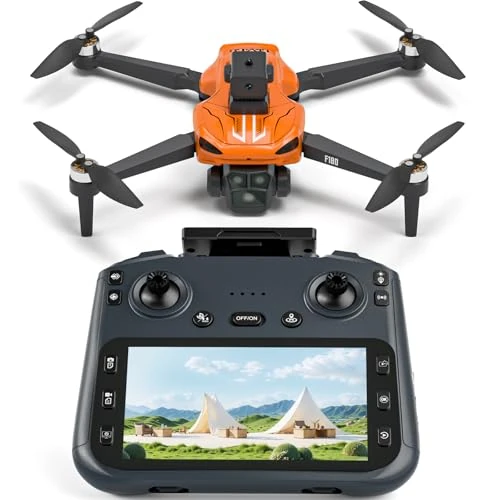 F180 GPS Dron con Cámara 4K, Motor Brushless, Evitación Automática de Obstáculos, Despegue/Aterrizaje 1 Botón, Vuelo en Trayectoria, Posicionamiento Óptico, para Adultos, Niños y Principiantes