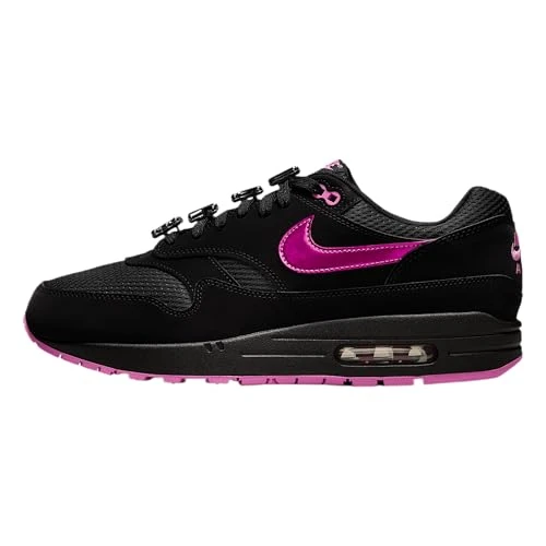Oferta limitada: NIKE Air MAX 1 Premium, Sneaker Hombre, Black Playful Pink University Red, 42.5 EU de 129.99 € a 116.99 € (ahorro 10%)