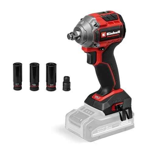 Tijdelijke aanbieding: Einhell PROFESSIONAL accu slagmoersleutel TP-CW 18/260-C Li BL Solo PXC (18 V, Koppel: 260 Nm, auto-stop functie, Koolborstelloos, externe vierkantopname, zonder accu) van 129.95 € naar 103.95 € (20% korting)