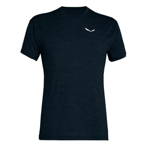 SALEWA PUEZ Melange Dry M S/S tee, 2XL, Blueberry Melange