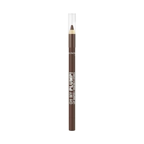 Offerta a tempo: Rimmel London Oh My Plump! Lip Shaper, Matita Labbra ricca di Peptidi, Ultra cremosa, No transfer, 1,2g, 110 Rich Cacao - 43% da 12.50 € a 7.15 €