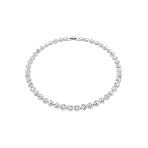 Oferta limitowana: Swarovski Naszyjnik Una Angelic, Szlif okrągły, Średni, Biały, Powłoka z rodu z 772.25 zł na 772.25 zł (oszczędź 0.00%)