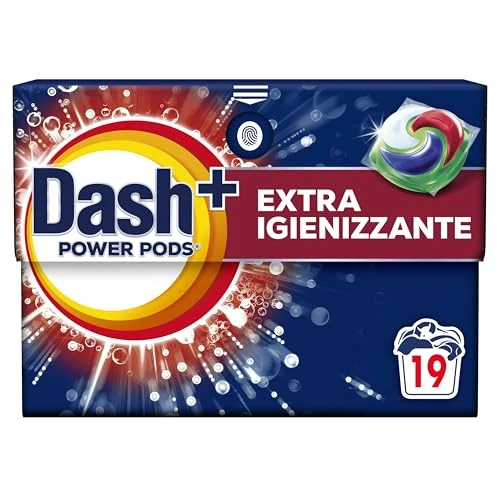 Offerta a tempo: Dash Power Pods + Extra Igienizzante, Detersivo In Capsule — 26% da 9,99 € a 7,44 €